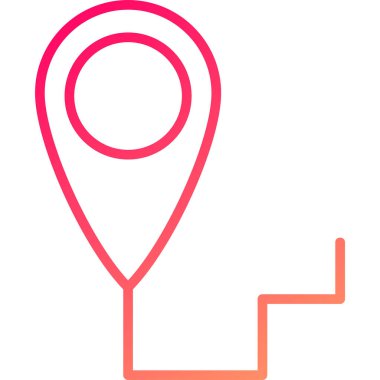 konum haritası vektör illüstrasyonu