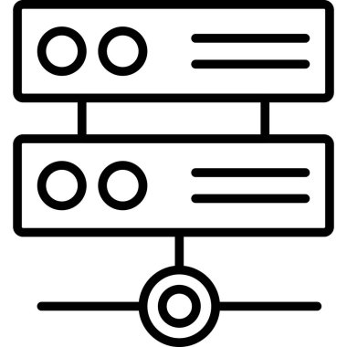 ağ veri sunucusu simgesi