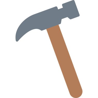çekiç aracı izole simgesi