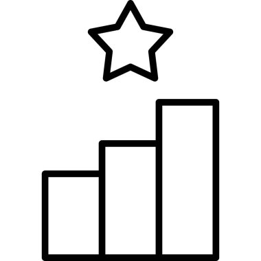 grafik vektörü ince çizgi simgesi