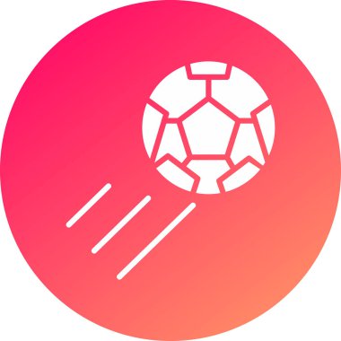 futbol topu ikonu vektör illüstrasyonu