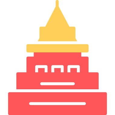 Modern simge oluşturmanın vektör illüstrasyonu