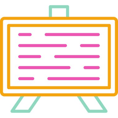 Takvim. Web simgesi basit illüstrasyon