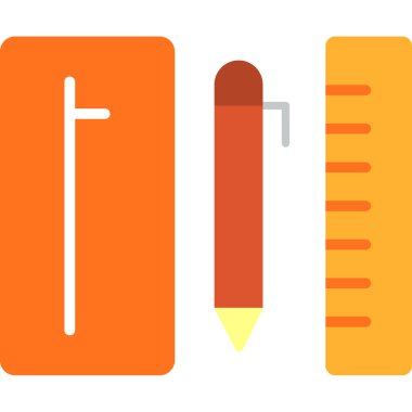 Kalem simgesi, vektör illüstrasyonu