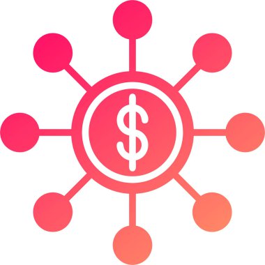 seo modern finans simgesinin vektör illüstrasyonu