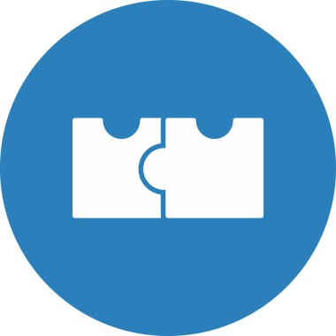 yapboz simgesinin vektör illüstrasyonu