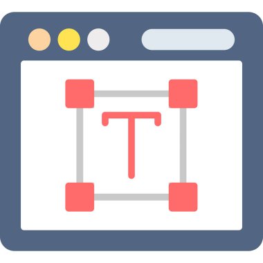 Video oyunu. Web simgesi basit illüstrasyon