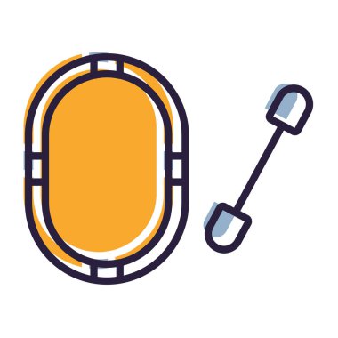 vektör çizim tasarım spor simgesinin