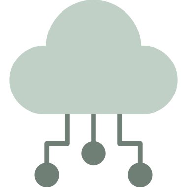 cloud computing. web icon simple design