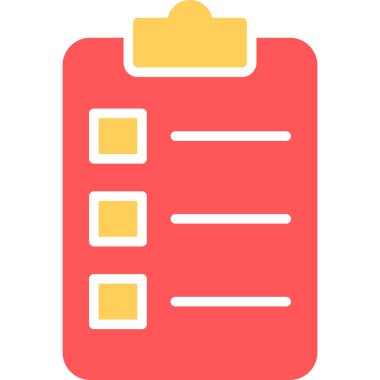 Belge. Web simgesi basit illüstrasyon