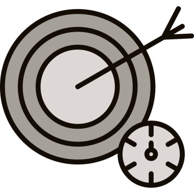 Pusula. Web simgesi basit illüstrasyon