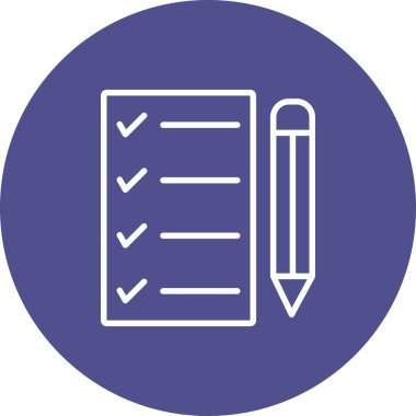 Kolayca düzenleyebilen ve düzenleyebilen İşlem Listesi Vektörü simgesi