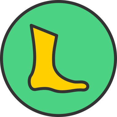 Çizme ikonu vektör illüstrasyonu