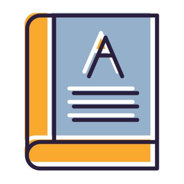 Modern eğitim ikonunun vektör illüstrasyonu