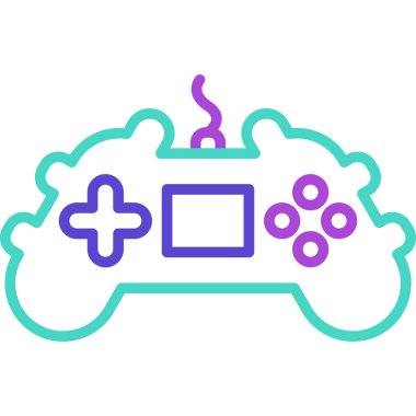 Oyun çubuğu simgesi. vektör illüstrasyonu