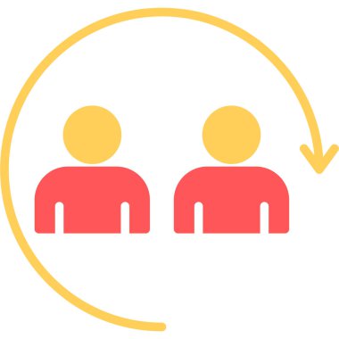 insanlar simge vektör illüstrasyonu