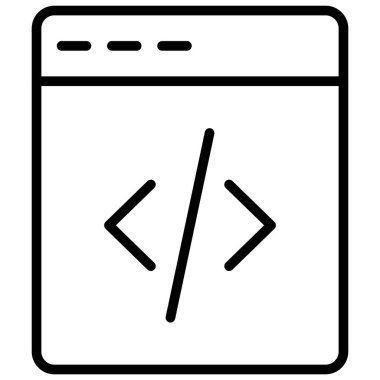 Web tasarım simgesi, vektör illüstrasyonu