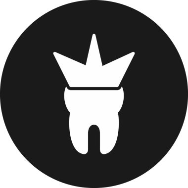 diş simgesi vektör illüstrasyonu