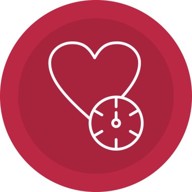 kalp simgesi, vektör illüstrasyonu