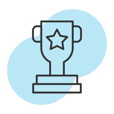 kupa simgesi, vektör illüstrasyon tasarımı