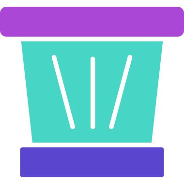 Alışveriş sepeti. Basit resimleme