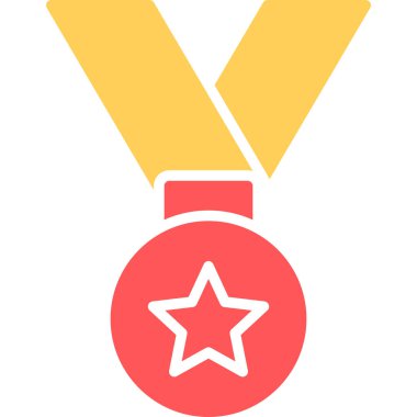 Ödül madalyası ikonu - taslak biçiminde