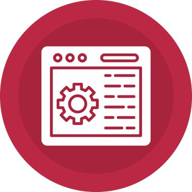 Web için vektör illüstrasyonu, seo modern simge tasarımı