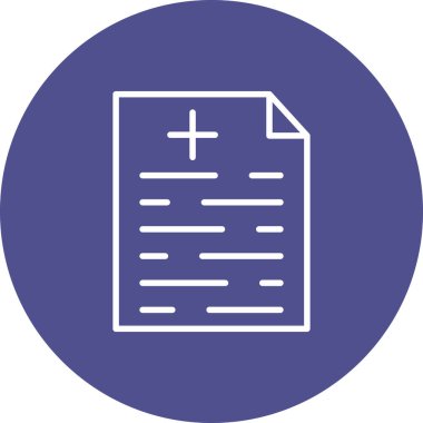 belge simgesi vektör illüstrasyonu