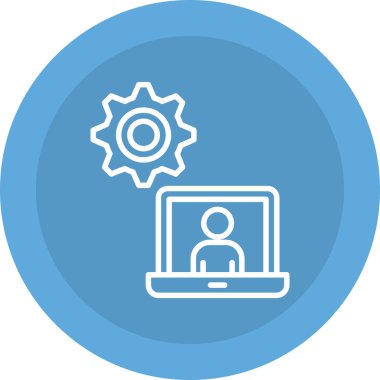 seo modern simgesinin vektör illüstrasyonu