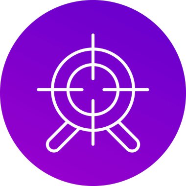 vektör hedef simgesi illüstrasyonu