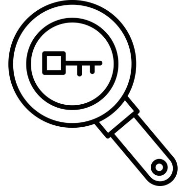 Ara. Web simgesi basit illüstrasyon