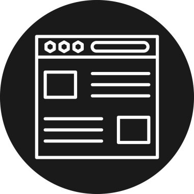 seo modern simgesinin vektör illüstrasyonu