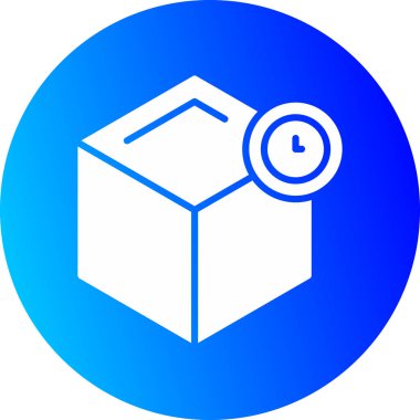 kutu simgesi vektör illüstrasyonu