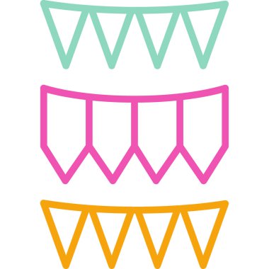 Dondurma. Web simgesi basit illüstrasyon