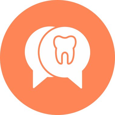 diş simgesi vektör illüstrasyonu