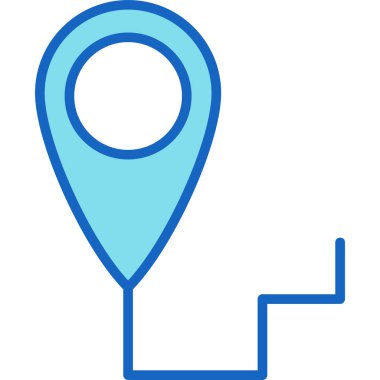 Harita konumu simgesi - taslak biçimi