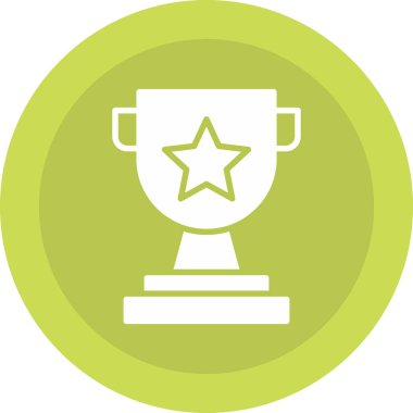 Ödülü Kupası vektör simgesi