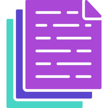 belge simgesi, modern tasarım illüstrasyonu