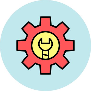 Ayarlama. Web simgesi basit tasarım