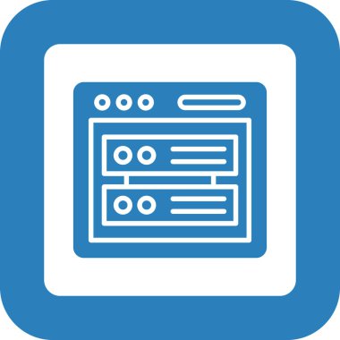 tarayıcı web simgesi basit tasarım