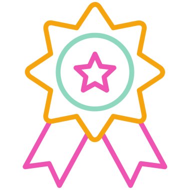 yıldız simgesi vektör illüstrasyonu