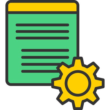 Modern basit simgenin vektör illüstrasyonu