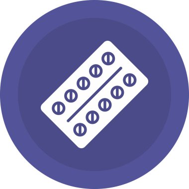 Tek bir simgenin vektör illüstrasyonu