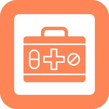 Tıbbi olgu kutsal kişilerin resmi, vektör çizim