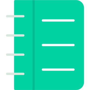 kitap simgesi vektör illüstrasyonu