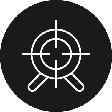 vektör hedef simgesi illüstrasyonu