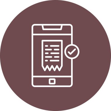 vektör cep telefon simgesi