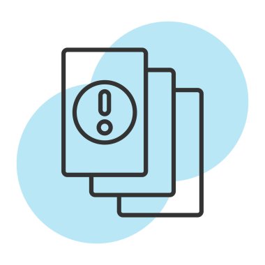 Bir belgeyle birlikte bir harfin vektör resmedilmesi