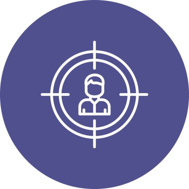 hedef simge vektör illüstrasyonu