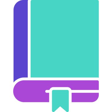 Kitap. Web simgesi basit illüstrasyon